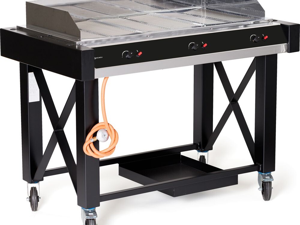 Barbecue à gaz Atlanta, , Noir, 13kW - professionnel professionnel de qualité