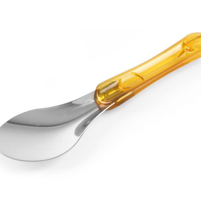 Spatule à glace avec manche en Tritan,  ,  Jaune,  (L)260mm - restauration professionnel de qualité