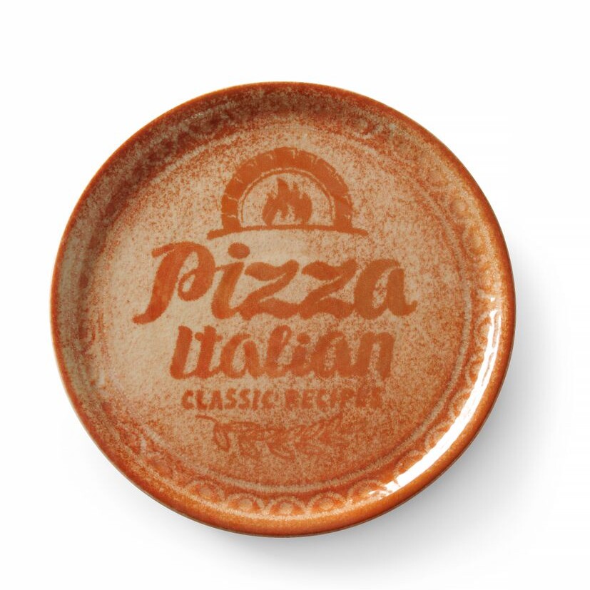 Assiette à pizza Recipe Collection Terracotta,  ,  Rouge... - restauration professionnel de qualité