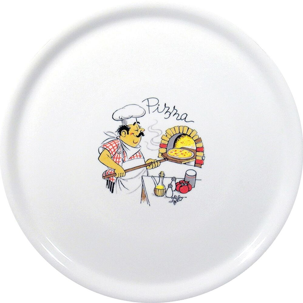Assiette à pizza Tradition,  ,  Blanc,  ⌀310mm - professionnel professionnel de qualité