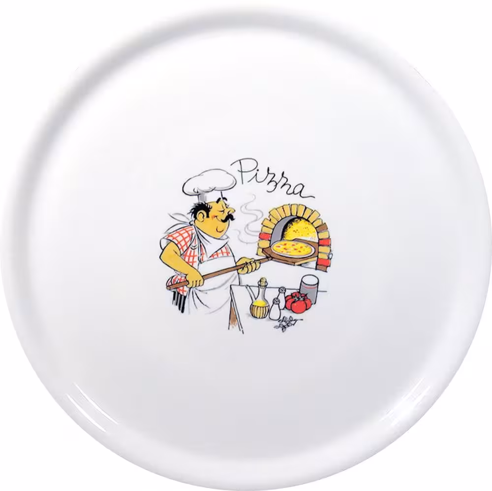 Assiette à pizza Tradition,  ,  Blanc,  ⌀330mm - cuisine professionnel de qualité