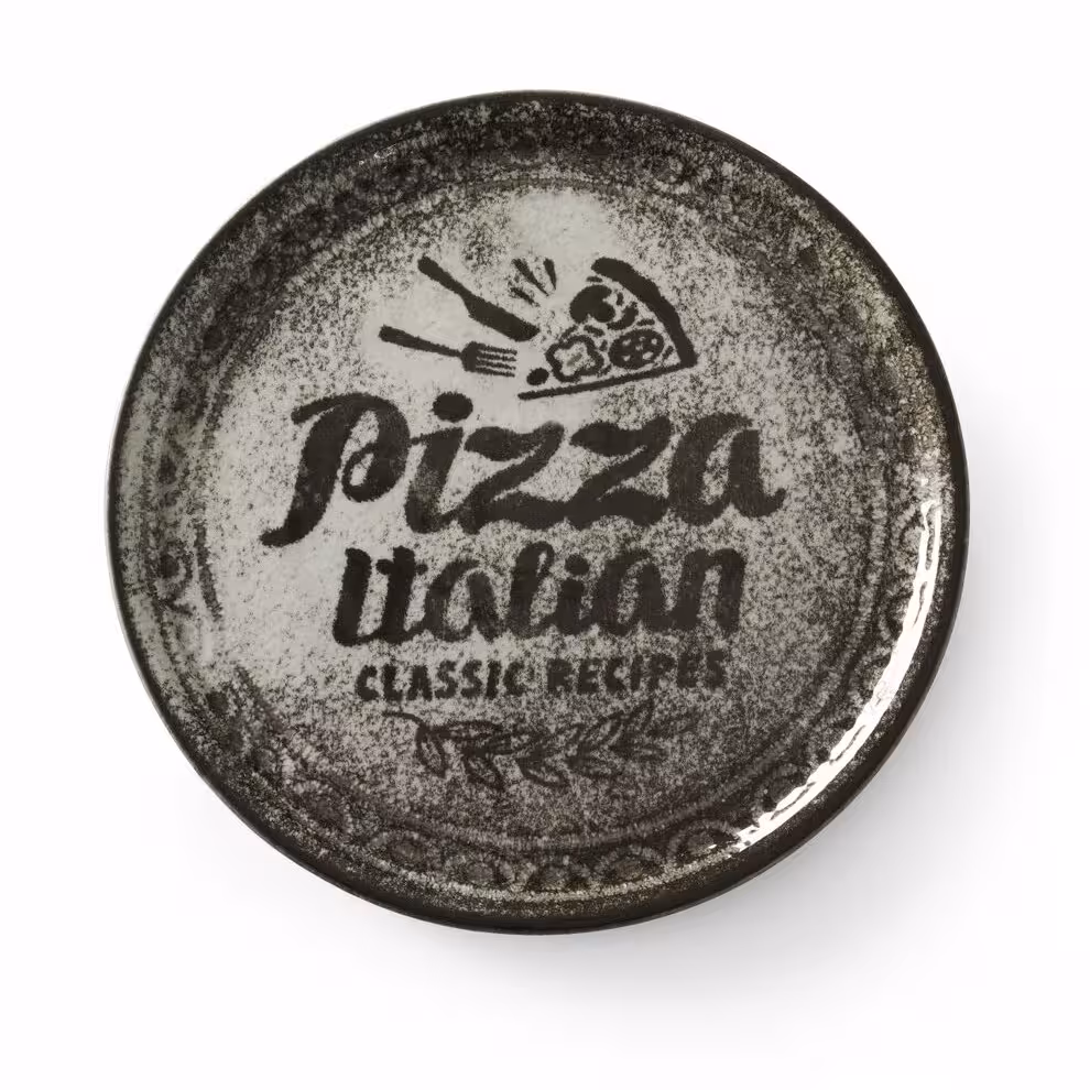 Assiette à pizza Recipe Collection Noir,  ,  Noir,  ⌀3... - équipement professionnel de qualité