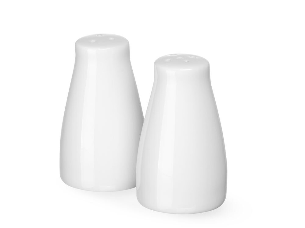 Ensemble salière et poivrière,  ,  ⌀42x(H)80mm - restauration professionnel de qualité