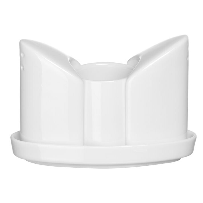 Ensemble salière et poivrière avec support pour cure-dents - restauration professionnel de qualité