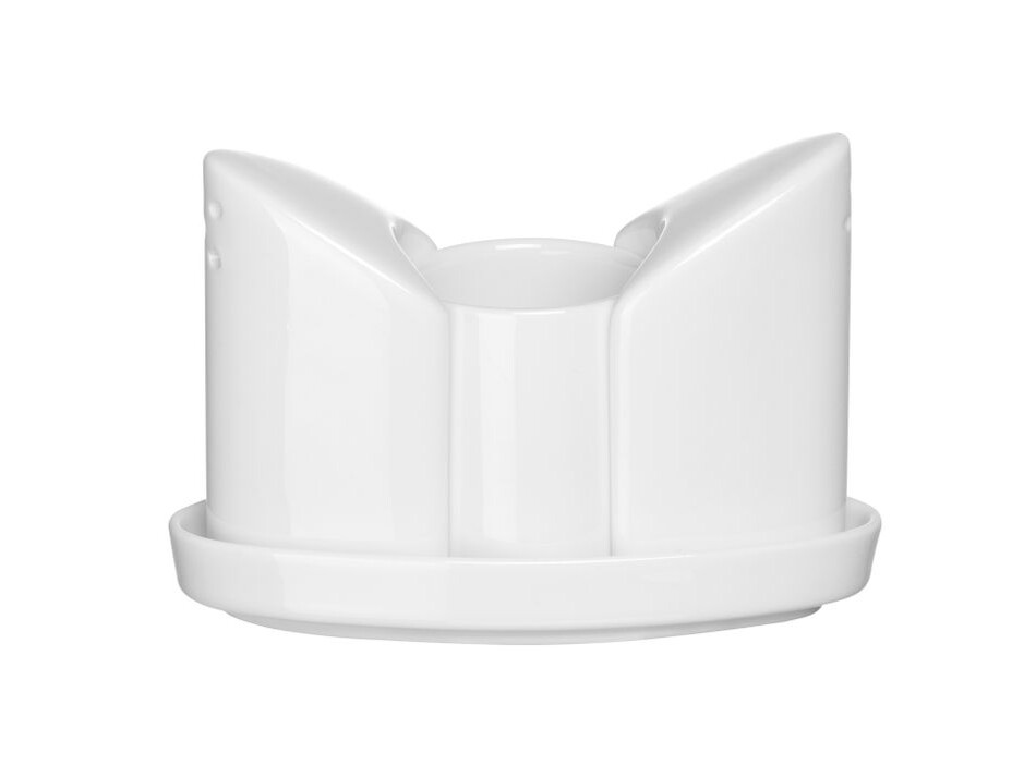 Ensemble salière et poivrière avec support pour cure-dents - restauration professionnel de qualité