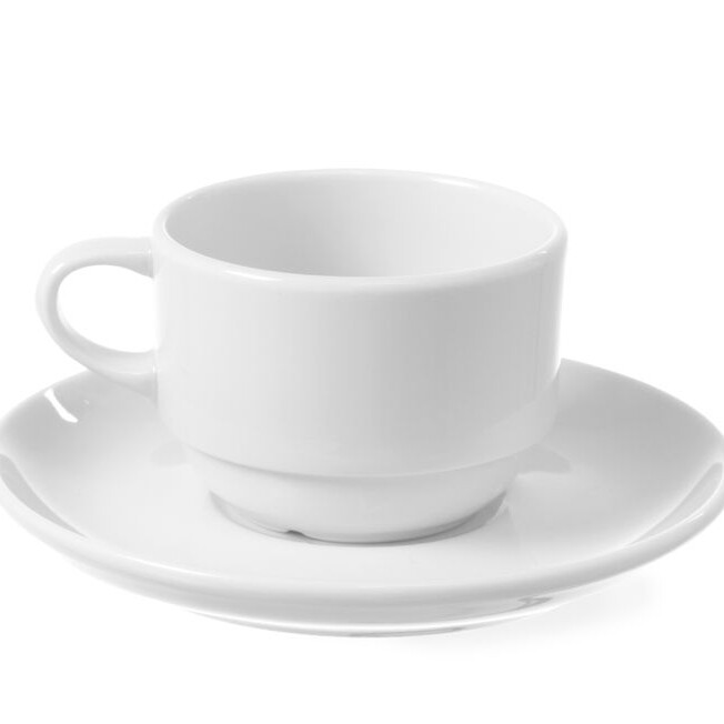 Soucoupe pour tasse à café et cappuccino,  ,  ⌀145mm - cuisine professionnel, vue détaillée