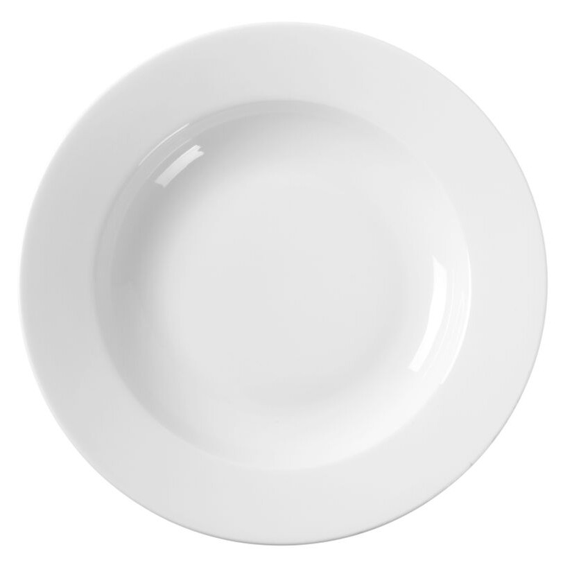 Assiette creuse,  ,  Blanc,  ⌀230mm - cuisine professionnel de qualité