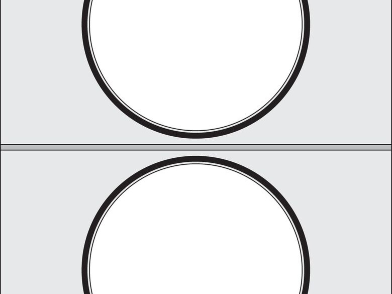 Matrice de scellage , , 2 x récipient rond ø115 mm - équipement professionnel de qualité