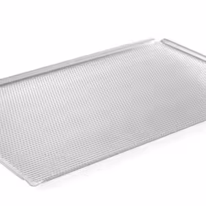 Plaque perforé 1/1 - avec 4 bords - équipement professionnel de qualité