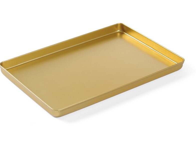 Plateau de présentation couleur or - cuisine professionnel de qualité