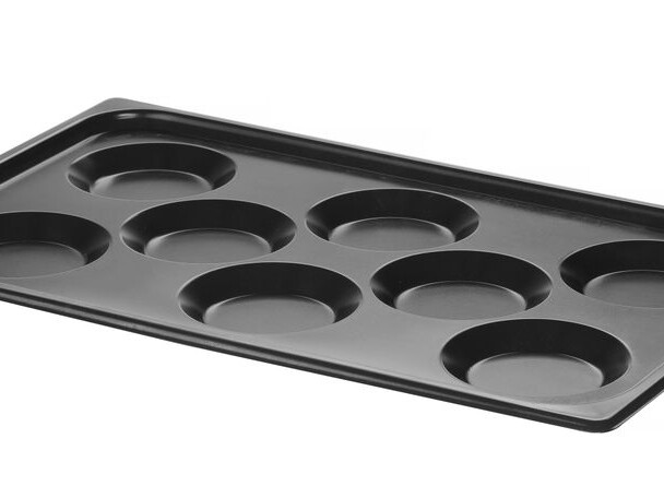 Plateau avec revêtement antiadhésif , , 1/1, Noir - équipement professionnel de qualité