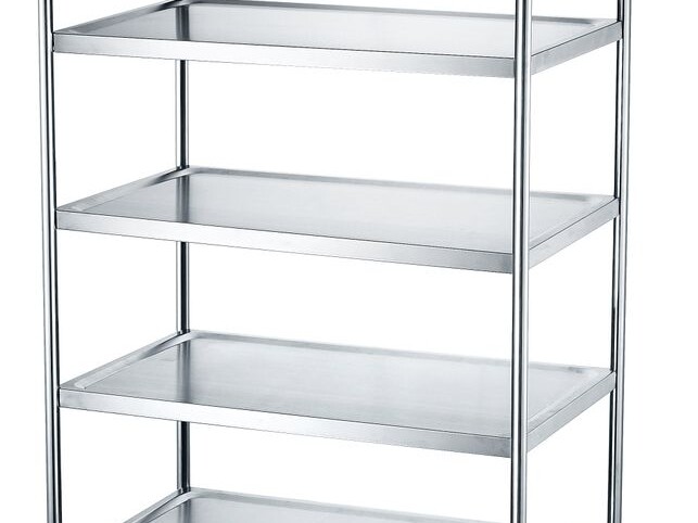 Chariot de service avec 5 étagères - professionnel professionnel de qualité