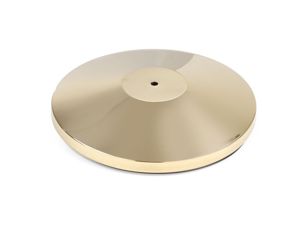 Poteau d'accueil finition doré,  ,  socle,  ⌀360x(H)65mm - restauration professionnel de qualité