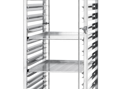 Chariot porte-plateaux - 15x 600x400 - restauration professionnel de qualité