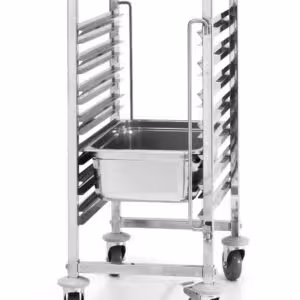 Chariot porte-plateaux - 7 x 1/1 - équipement professionnel de qualité