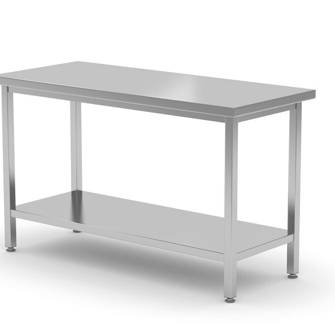 Table de travail centrale – vissée,  ,  Profi Line - cuisine professionnel de qualité