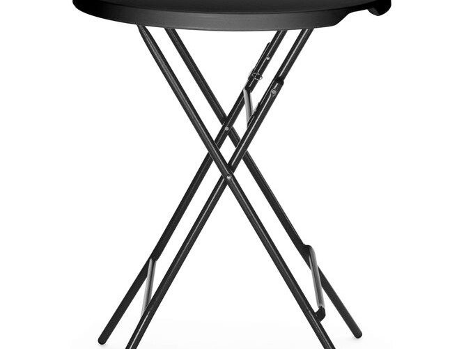 Mange-debout , AmerBox, Noir, ⌀800x(H)1100mm - restauration professionnel de qualité