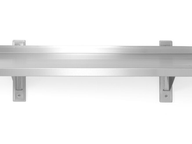 Étagère murale réglable, simple, avec 2 supports - restauration professionnel de qualité