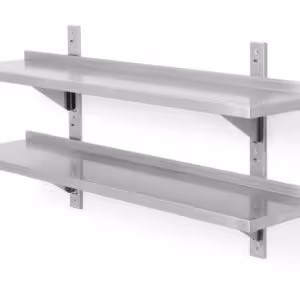Étagère murale double,  réglable,  avec 2 supports - professionnel professionnel de qualité