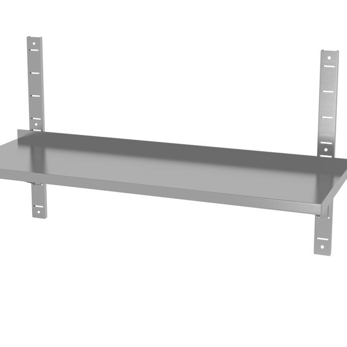 Étagère murale réglable,  simple,  avec 2 supports - professionnel professionnel de qualité