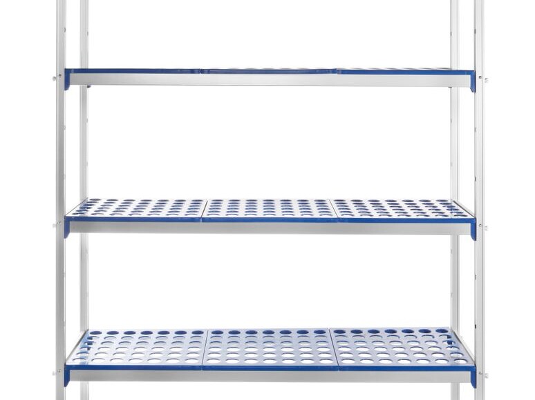 Rayonnage de stockage en aluminium - cuisine professionnel de qualité
