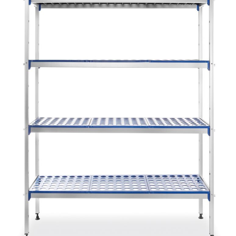 Rayonnage de stockage en aluminium - cuisine professionnel de qualité