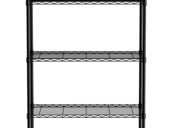 Rayonnage avec 5 étagères,  ,  Noir - équipement professionnel de qualité