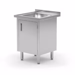 Table d’évier,  avec placard - soudée,  ,  Profi Line - équipement professionnel de qualité