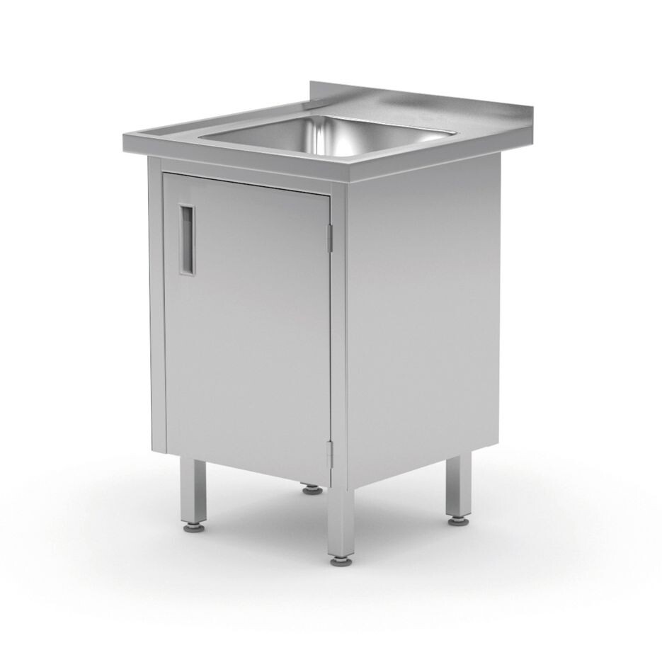 Table d’évier,  avec placard - soudée,  ,  Profi Line - équipement professionnel de qualité