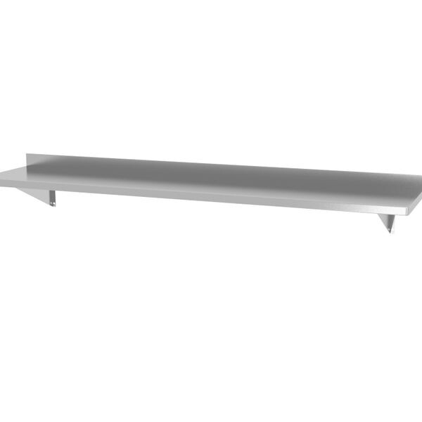 Étagère murale avec 2 supports - cuisine professionnel de qualité
