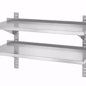 Étagère murale double,  réglable,  avec 2 supports - professionnel professionnel de qualité