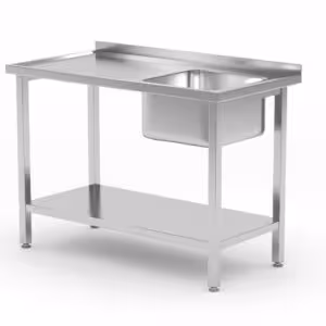 Table d’évier avec étagère,  vissée,  ,  Kitchen Li... - restauration professionnel de qualité