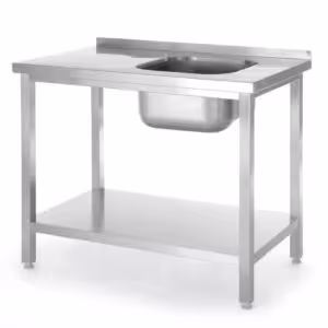 Table d’évier avec étagère,  vissée,  ,  Kitchen Li... - cuisine professionnel de qualité