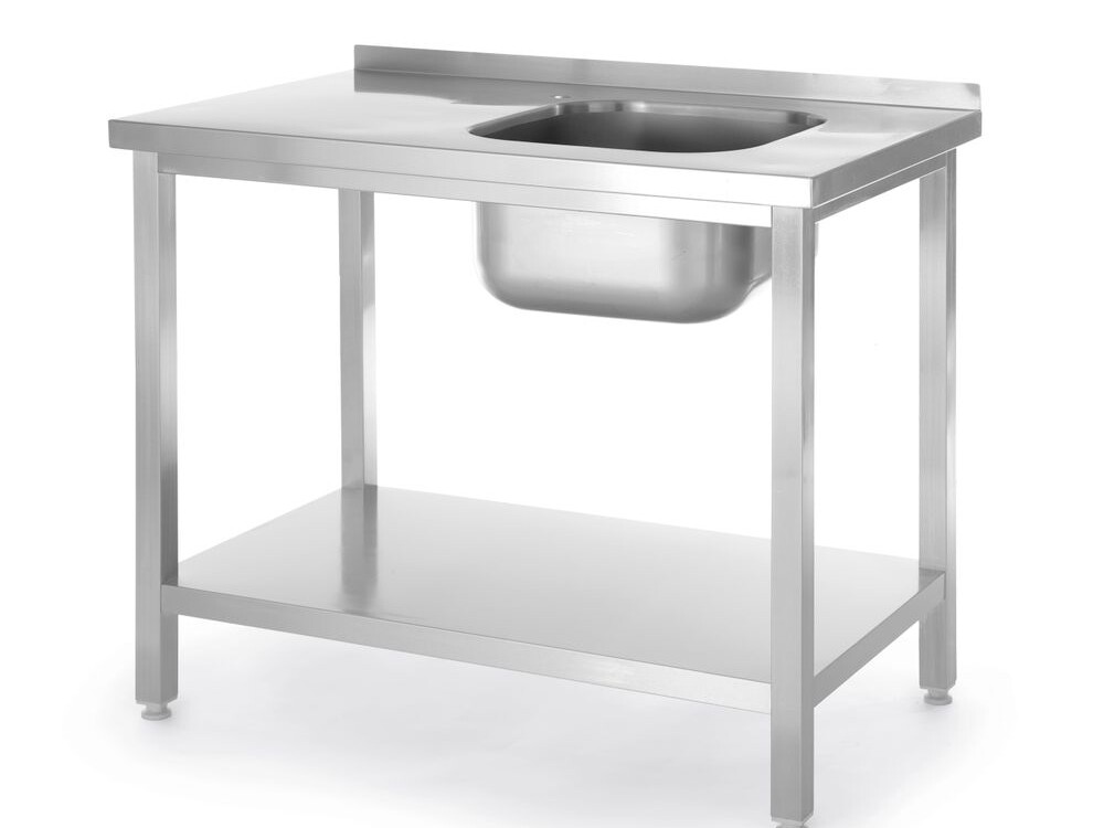 Table d’évier avec étagère,  vissée,  ,  Kitchen Li... - cuisine professionnel de qualité