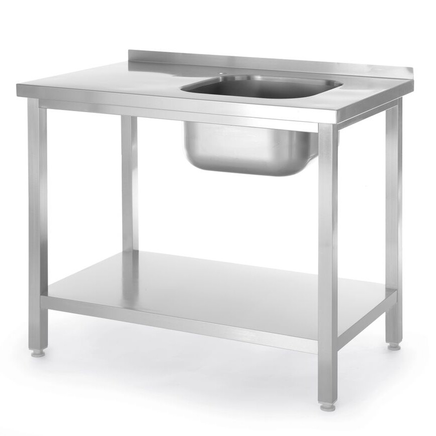 Table d’évier avec étagère,  vissée,  ,  Kitchen Li... - cuisine professionnel de qualité