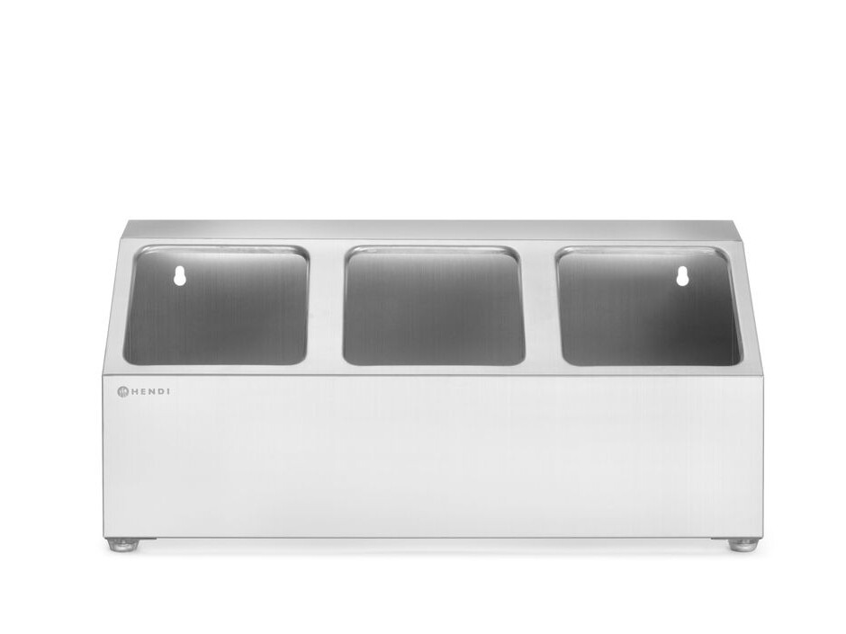 Support pour bacs gastronormes,  ,  3 compartiments - cuisine professionnel de qualité