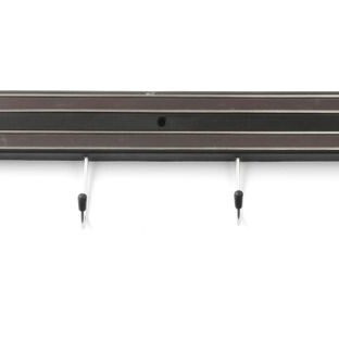 Support magnétique pour couteaux,  ,  6 crochets,  (L)620mm - professionnel professionnel de qualité