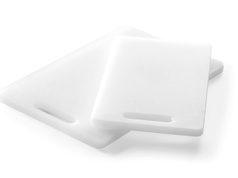 Planche à découper avec poignée,  ,  Blanc,  250x150mm - professionnel professionnel de qualité
