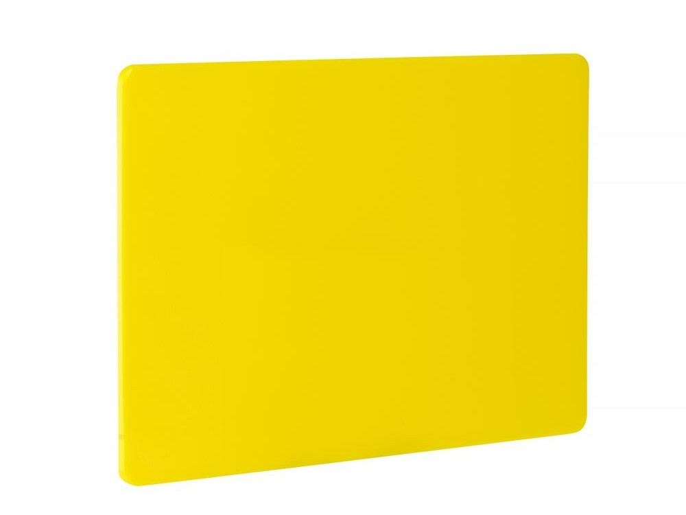 Planche à découper 1/2,  ,  Jaune,  325x265mm - restauration professionnel de qualité