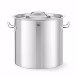 Casserole haute - avec couvercle, HENDI, Budget Line, 17L, ⌀280x(H)280mm