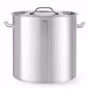 Casserole haute - avec couvercle, HENDI, Budget Line, 50L, ⌀400x(H)400mm