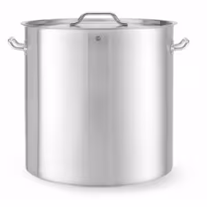 Casserole haute - avec couvercle, HENDI, Budget Line, 98L, ⌀500x(H)500mm