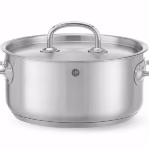 Marmite basse - avec couvercle, HENDI, Kitchen Line, 2,9L, ⌀200x(H)95mm