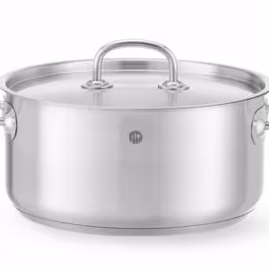 Marmite basse - avec couvercle, HENDI, Kitchen Line, 4,9L, ⌀240x(H)110mm