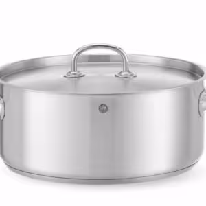 Marmite basse - avec couvercle, HENDI, Kitchen Line, 7,3L, ⌀280x(H)120mm