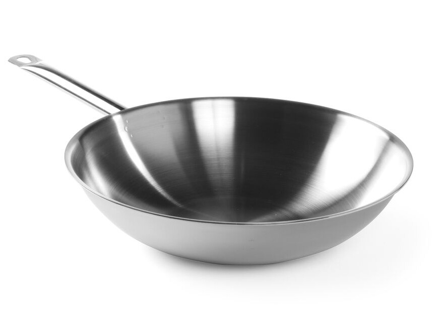 Wok 3-ply - sans couvercle, , ⌀360x(H)100mm - équipement professionnel de qualité