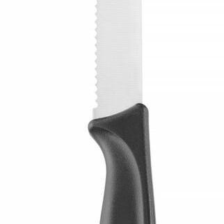 Couteau à steak,  dentelé,  ,  Noir,  (L)227mm - cuisine professionnel de qualité