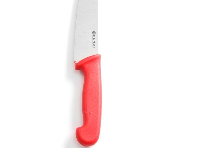 Couteau chef,  ,  Rouge,  (L)320mm - cuisine professionnel de qualité