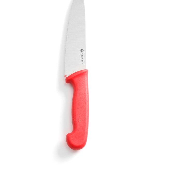 Couteau chef,  ,  Rouge,  (L)320mm - cuisine professionnel de qualité