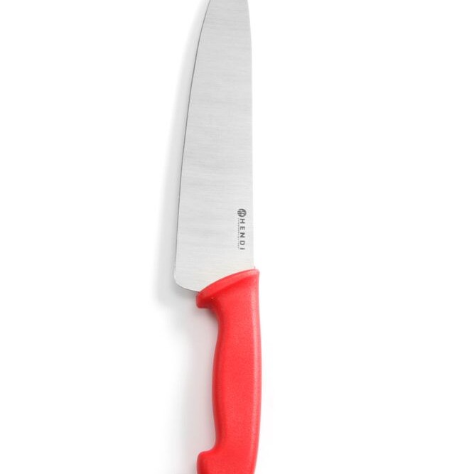 Couteau chef,  ,  Rouge,  (L)385mm - restauration professionnel de qualité
